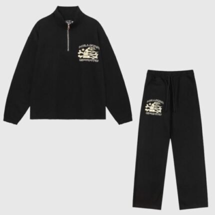 Black Hellstar Sports Tracksuit