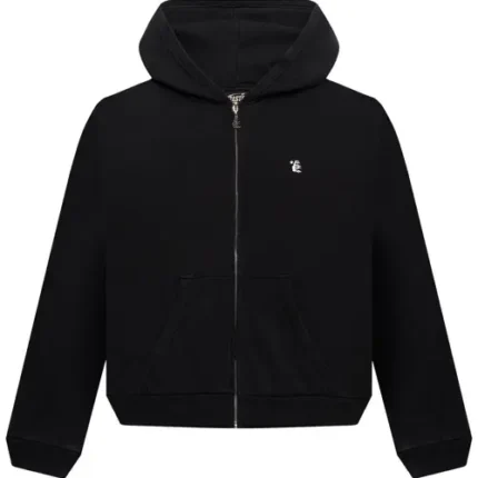 Hellstar Essentials Zip Up Hoodie Black