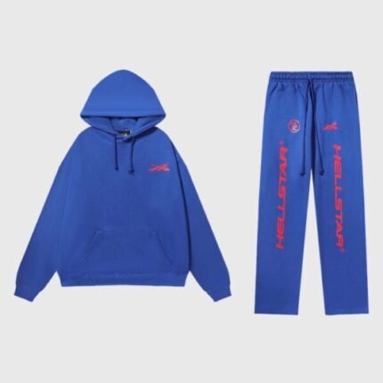 Hellstar Gel Logo Tracksuit Blue