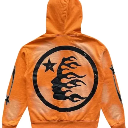 Hellstar Hoodie Fire Orange