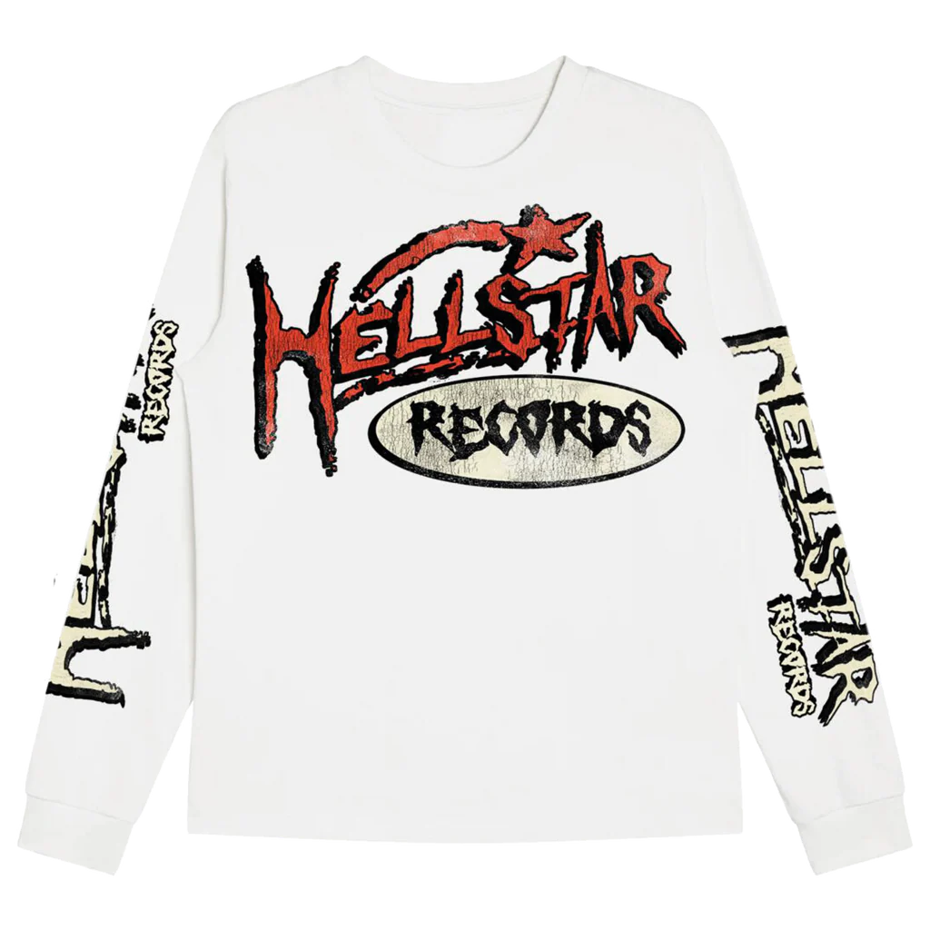 HELLSTAR Records LS Tee White