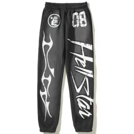 Hellstar Flame Flare Sweatpants Black