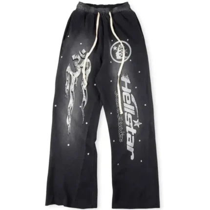 Hellstar Racer Sweatpants Vintage Black