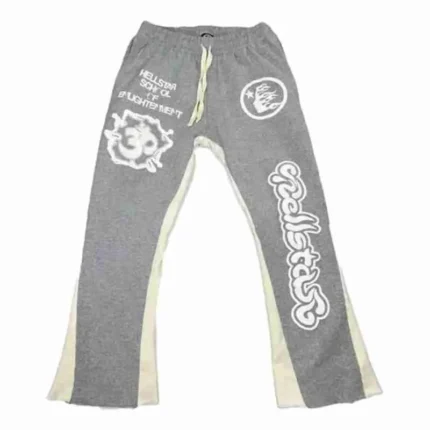 Hellstar Studios Flare Sweatpants Grey Unisex