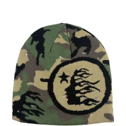 Hellster camouflage beanie