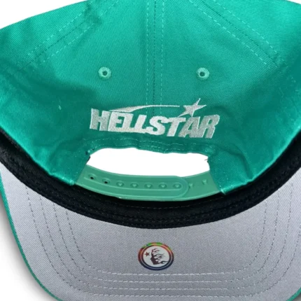 Hellster rhinestone snapback hat